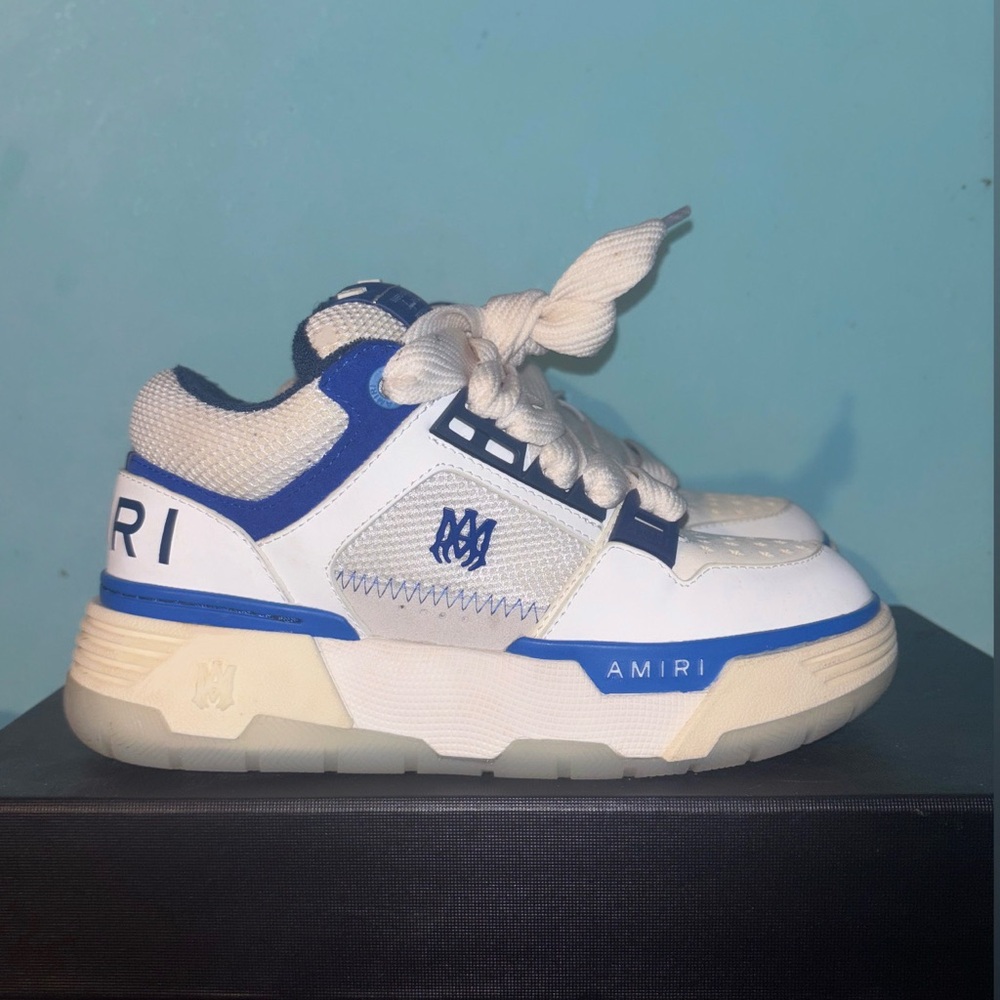 AMIRI Kids Sneakers in White and Blue